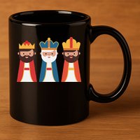 Epiphany Feliz Dia De Reyes Three Wise Happy Holy Kings 11oz C Handle Ceramic Mug