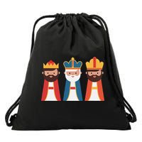 Epiphany Feliz Dia De Reyes Three Wise Happy Holy Kings Drawstring Bag