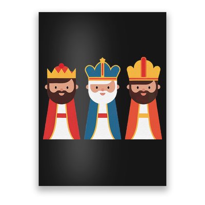 Epiphany Feliz Dia De Reyes Three Wise Happy Holy Kings Poster