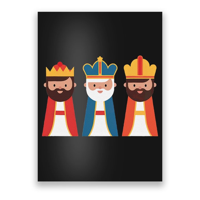 Epiphany Feliz Dia De Reyes Three Wise Happy Holy Kings Poster