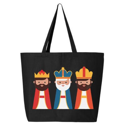 Epiphany Feliz Dia De Reyes Three Wise Happy Holy Kings 25L Jumbo Tote