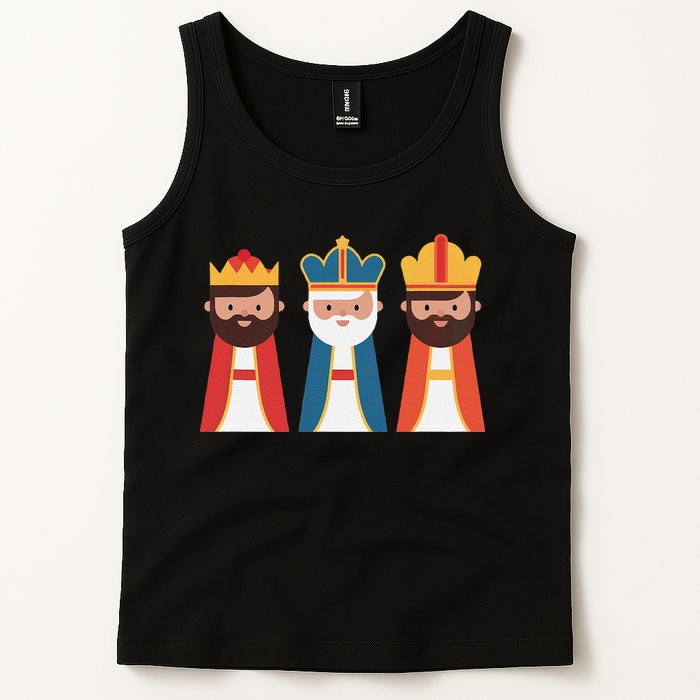 Epiphany Feliz Dia De Reyes Three Wise Happy Holy Kings Tank Top