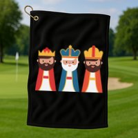 Epiphany Feliz Dia De Reyes Three Wise Happy Holy Kings Golf Towel