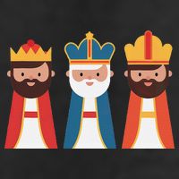 Epiphany Feliz Dia De Reyes Three Wise Happy Holy Kings Golf Towel