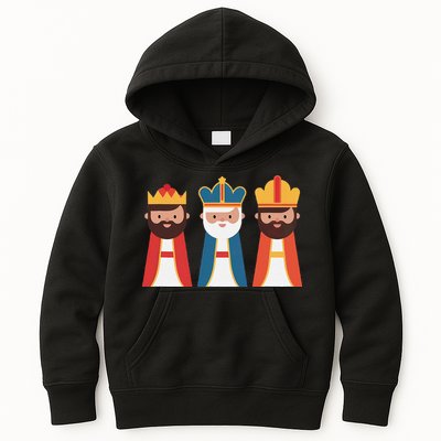 Epiphany Feliz Dia De Reyes Three Wise Happy Holy Kings Kids Hoodie