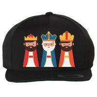 Epiphany Feliz Dia De Reyes Three Wise Happy Holy Kings Wool Snapback Cap