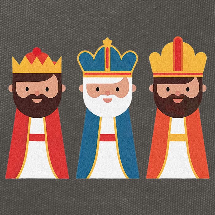 Epiphany Feliz Dia De Reyes Three Wise Happy Holy Kings Cotton Canvas Backpack