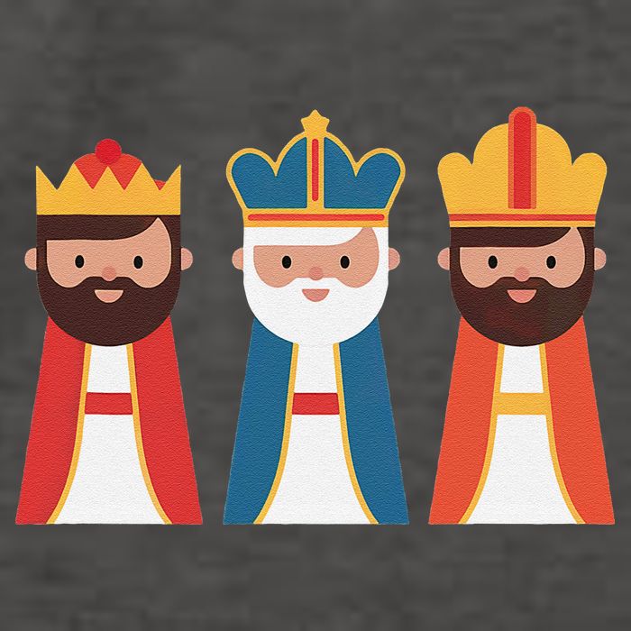 Epiphany Feliz Dia De Reyes Three Wise Happy Holy Kings Vector Backpack