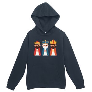 Epiphany Feliz Dia De Reyes Three Wise Happy Holy Kings Urban Pullover Hoodie