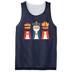 Epiphany Feliz Dia De Reyes Three Wise Happy Holy Kings Mesh Reversible Basketball Jersey Tank