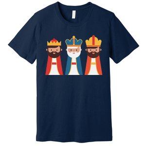 Epiphany Feliz Dia De Reyes Three Wise Happy Holy Kings Premium T-Shirt