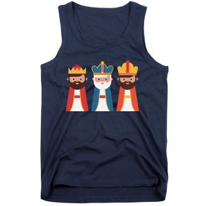 Epiphany Feliz Dia De Reyes Three Wise Happy Holy Kings Tank Top