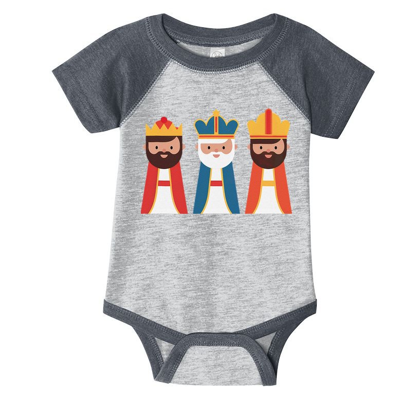 Epiphany Feliz Dia De Reyes Three Wise Happy Holy Kings Infant Baby Jersey Bodysuit
