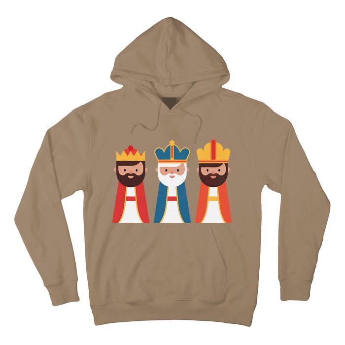 Epiphany Feliz Dia De Reyes Three Wise Happy Holy Kings Hoodie