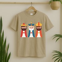 Epiphany Feliz Dia De Reyes Three Wise Happy Holy Kings T-Shirt