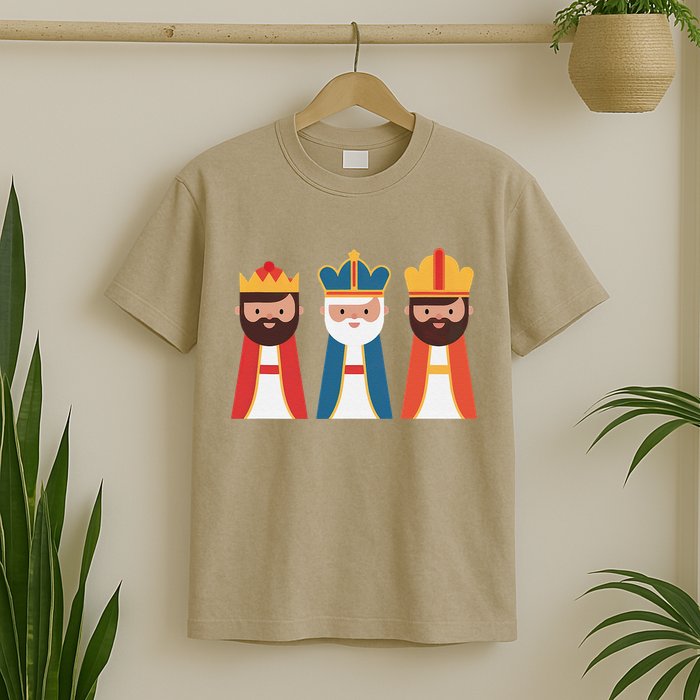 Epiphany Feliz Dia De Reyes Three Wise Happy Holy Kings T-Shirt