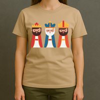 Epiphany Feliz Dia De Reyes Three Wise Happy Holy Kings T-Shirt