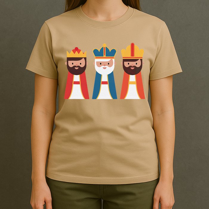 Epiphany Feliz Dia De Reyes Three Wise Happy Holy Kings T-Shirt