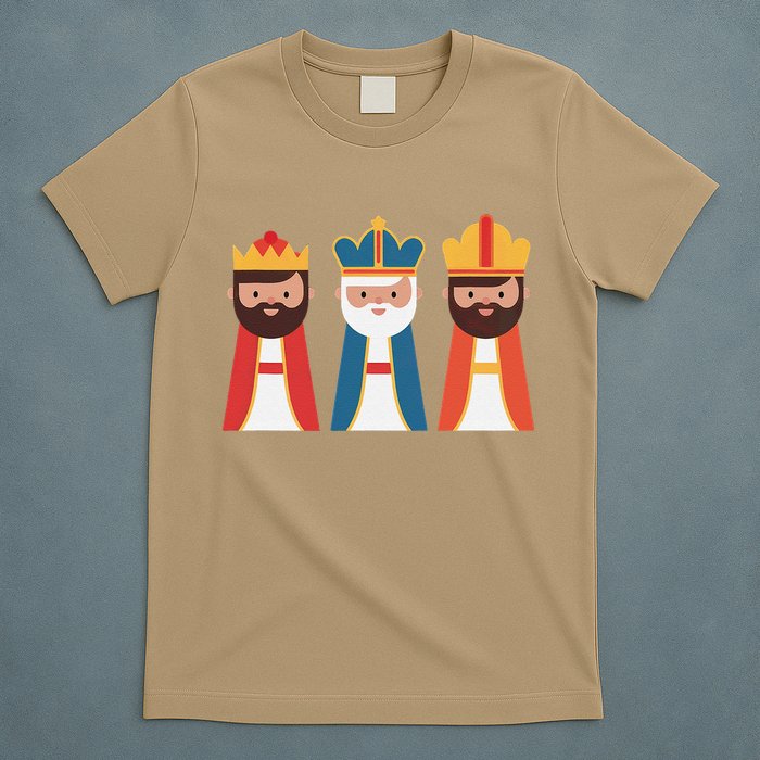 Epiphany Feliz Dia De Reyes Three Wise Happy Holy Kings T-Shirt