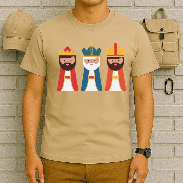 Epiphany Feliz Dia De Reyes Three Wise Happy Holy Kings T-Shirt