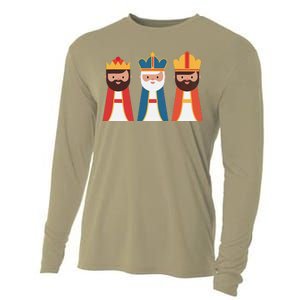 Epiphany Feliz Dia De Reyes Three Wise Happy Holy Kings Cooling Performance Long Sleeve Crew