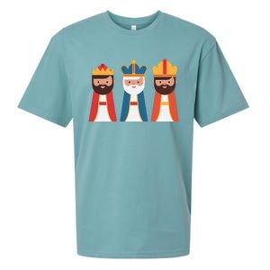 Epiphany Feliz Dia De Reyes Three Wise Happy Holy Kings Sueded Cloud Jersey T-Shirt