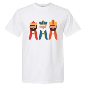 Epiphany Feliz Dia De Reyes Three Wise Happy Holy Kings Garment-Dyed Heavyweight T-Shirt