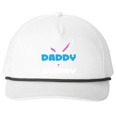 Easter Father Daddy Bunny Easter Husband Easter Dad Bunny Gift Snapback Five-Panel Rope Hat