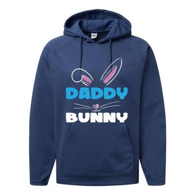 Easter Father Daddy Bunny Easter Husband Easter Dad Bunny Gift Performance Fleece Hoodie