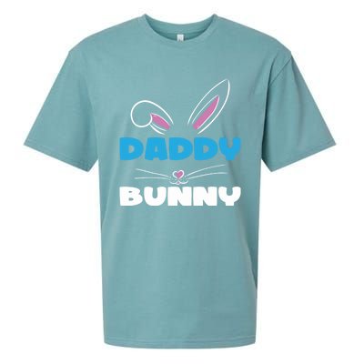 Easter Father Daddy Bunny Easter Husband Easter Dad Bunny Gift Sueded Cloud Jersey T-Shirt