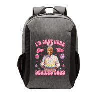 Easter Funny Donald Trump IM Just Here For The Deviled Eggs Vector Backpack