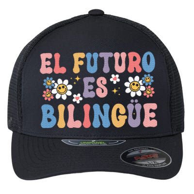 El Futuro Es Bilingue Flexfit Unipanel Trucker Cap