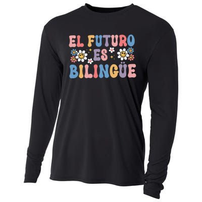 El Futuro Es Bilingue Cooling Performance Long Sleeve Crew