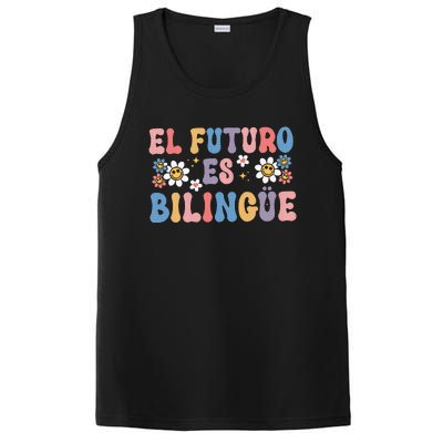 El Futuro Es Bilingue PosiCharge Competitor Tank