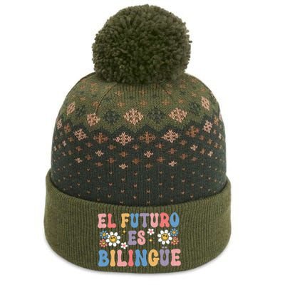 El Futuro Es Bilingue The Baniff Cuffed Pom Beanie