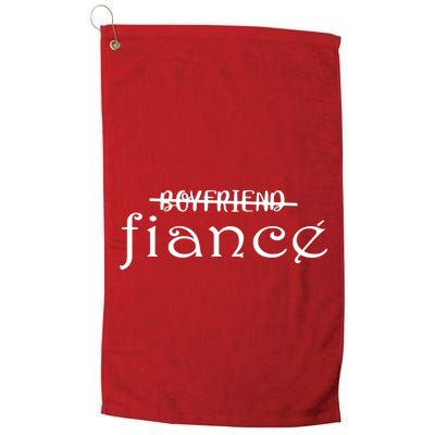 Engagement Fiance Golf Towel