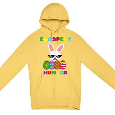 Easter Funny Egg Hunter Costume Gifts For Premium Pullover Hoodie