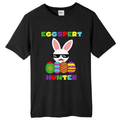 Easter Funny Egg Hunter Costume Gifts For Tall Fusion ChromaSoft Performance T-Shirt