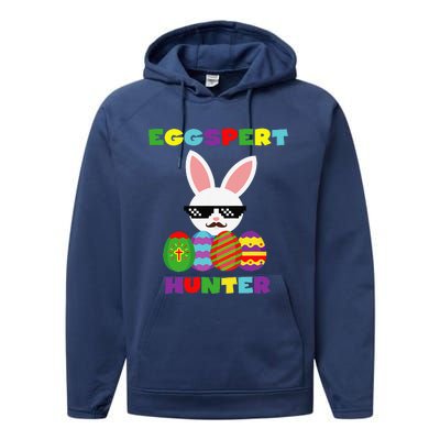 Easter Funny Egg Hunter Costume Gifts For Performance Fleece Hoodie