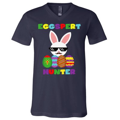 Easter Funny Egg Hunter Costume Gifts For V-Neck T-Shirt