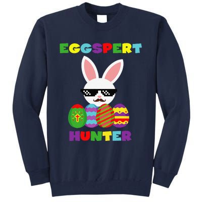 Easter Funny Egg Hunter Costume Gifts For Tall Sweatshirt