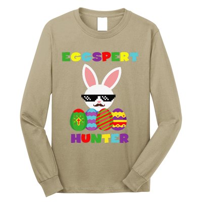 Easter Funny Egg Hunter Costume Gifts For Long Sleeve Shirt