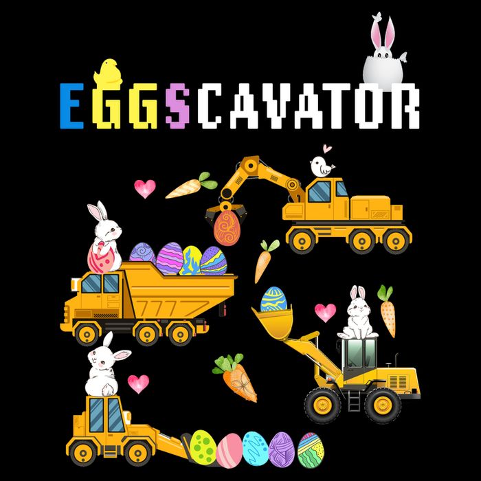 EggsCavator Funny Easter Egg Hunt City Backpack