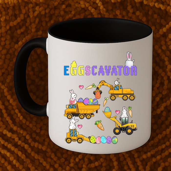 EggsCavator Funny Easter Egg Hunt Mug