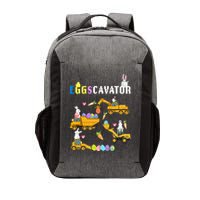 EggsCavator Funny Easter Egg Hunt Vector Backpack
