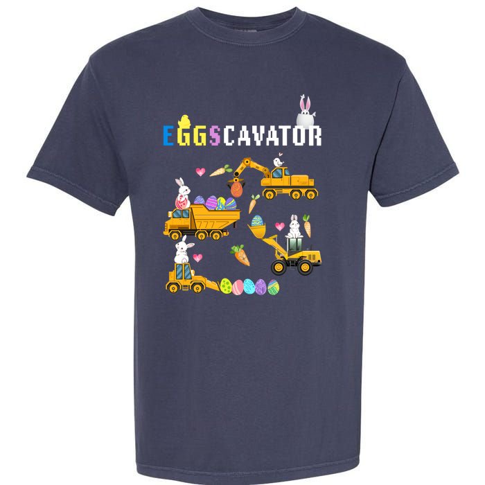 EggsCavator Funny Easter Egg Hunt Garment-Dyed Heavyweight T-Shirt