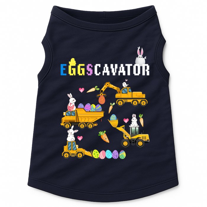 EggsCavator Funny Easter Egg Hunt Doggie Tank