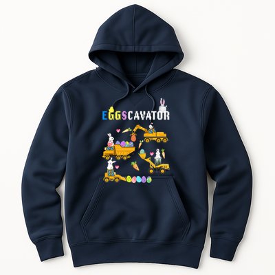 EggsCavator Funny Easter Egg Hunt Hoodie