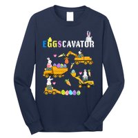 EggsCavator Funny Easter Egg Hunt Long Sleeve Shirt