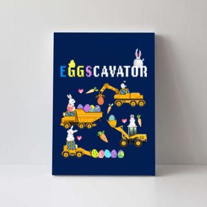 EggsCavator Funny Easter Egg Hunt Canvas